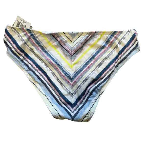 SPLENDID "Line of Sight" Retro Pant Bikini Swim Bottoms Stripe NWT Small - Picture 2 of 5